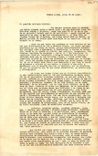 [Carta] 1946 jun. 20, Buenos Aires, [Argentina] [a] Gabriela Mistral