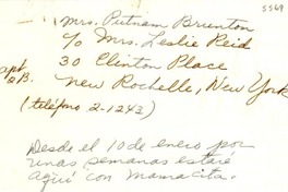 [Carta] New York [a] [Gabriela Mistral]