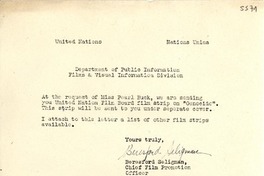 [Carta] [a] [Gabriela Mistral]