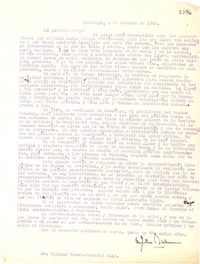 [Carta] 1945 feb. 4, Santiago, [Chile] [a] [Gabriela Mistral]