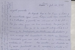 [Carta] 1953 feb. 23, París, [Francia] [a] Gabriela Mistral