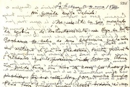 [Carta] 1942 ene. 12, La Habana [a] Gabriela Mistral