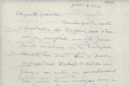 [Carta] 1953 jun. 2, México [a] Gabriela Mistral