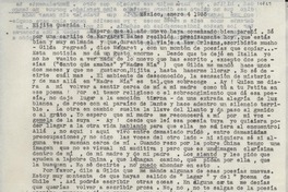 [Carta] 1955 ene. 4, México [a] Gabriela Mistral