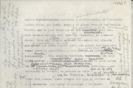 [Discurso] quiero agradecer vivamente a su excelencia_