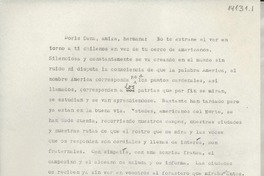 [Doris Dana, amiga, hermana_]