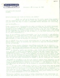 [Carta] 1952 mayo 24, Veracruz, [México] [a] Gabriela Mistral