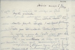 [Carta] 1955 mar. 6, México [a] Gabriela Mistral