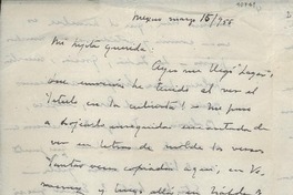 [Carta] 1955 mar. 16, México [a] Gabriela Mistral