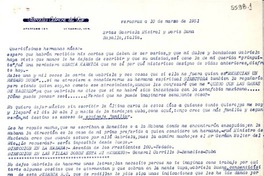 [Carta] 1951 mar. 10, Veracruz [a] Gabriela Mistral y Doris Dana, Rapallo, Italia