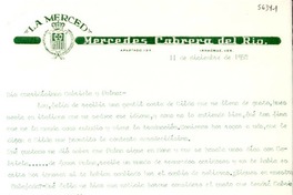 [Carta] 1952 dic. 11, Veracruz, [México] [a] Gabriela [Mistral], Palma [Guillén]