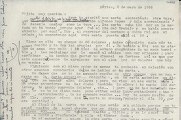 [Carta] 1955 mayo 2, México [a] Gabriela Mistral