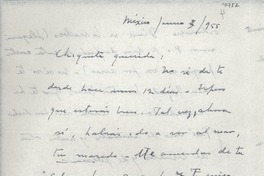 [Carta] 1955 jun. 3, México [a] Gabriela Mistral