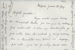 [Carta] 1955 jun. 17, México [a] Gabriela Mistral