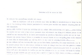 [Carta] 1953 mar. 12, Veracruz [a] Gabriela Mistral