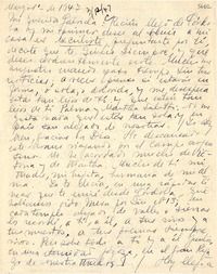 [Carta] 1947 mar. 1, [Uruguay] [a] Gabriela [Mistral]