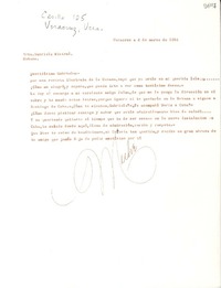 [Carta] 1954, mar. 8, Veracruz [a] Gabriela Mistral, Habana