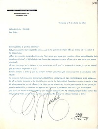 [Carta] 1954, abr. 7, Veracruz [a] Gabriela Mistral, New York