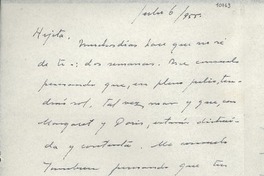 [Carta] 1955 jul. 6, México [a] Gabriela Mistral