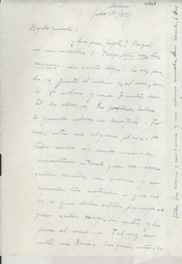 [Carta] 1955 jul. 15, México [a] Gabriela Mistral