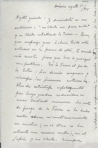 [Carta] 1955 ago. 1, México [a] Gabriela Mistral