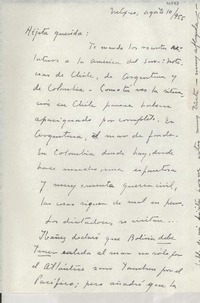 [Carta] 1955 ago. 10, México [a] Gabriela Mistral