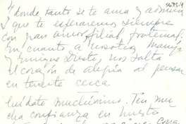 [Carta] 1952 ago. 19, [Uruguay] [a] Gabriela [Mistral]