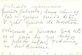 [Carta] 1952 sept. 8, [Uruguay] [a] Gabriela [Mistral]