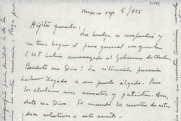 [Carta] 1955 sept. 5, México [a] Gabriela Mistral