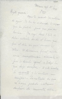 [Carta] 1955 sept. 21, México [a] Gabriela Mistral