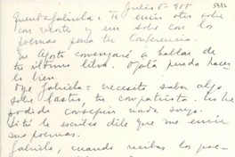 [Carta] 1955 jun. 5, [Uruguay] [a] Gabriela [Mistral]