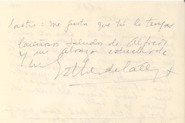 [Carta] 1955 jul., [Uruguay] [a] Gabriela [Mistral]