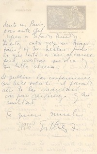 [Carta] [1956?], [Uruguay] [a] Gabriela [Mistral]