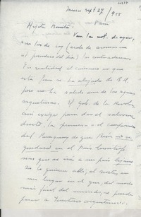 [Carta] 1955 sept. 27, México [a] Gabriela Mistral
