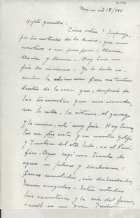 [Carta] 1955 oct. 18, México [a] Gabriela Mistral