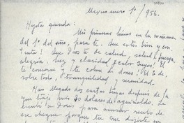 [Carta] 1956 ene. 1, México [a] Gabriela Mistral