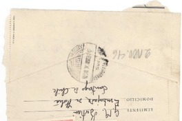 [Carta] 1956 nov. 2, [Uruguay] [a] Gabriela Mistral, Roslyn Harbor, New York