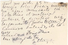 [Carta] [Uruguay] [a] Gabriela Mistral