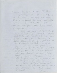 [Carta] [1952?] sept. 15, Paris [a] Gabriela [Mistral]