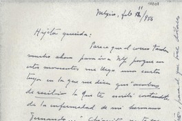 [Carta] 1956 feb. 11, México [a] Gabriela Mistral