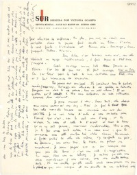 [Carta] 1943 dic. 28, [Mar del Plata] [a] Gabriela Mistral