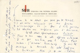 [Carta] 1944 mar. 30, [Buenos Aires] [a] Gabriela Mistral