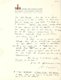 [Carta] 1943 mayo 4, [Buenos Aires], [Argentina] [a] Gabriela [Mistral]