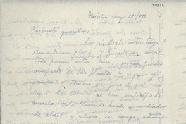 [Carta] 1956 mayo 28, México [a] Gabriela Mistral