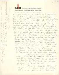 [Carta] 1943 nov. 17, [Buenos Aires], [Argentina] [a] Gabriela [Mistral]