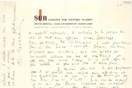 [Carta] 1943 nov. 17, [Buenos Aires], [Argentina] [a] Gabriela [Mistral]