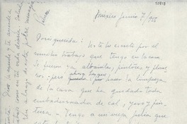 [Carta] 1956 jun. 7, México [a] Doris Dana