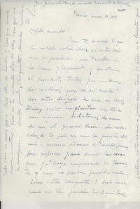 [Carta] 1956 jun. 10, México [a] Gabriela Mistral