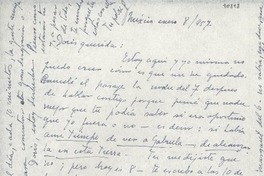 [Carta] 1957 ene. 8, México [a] Gabriela Mistral