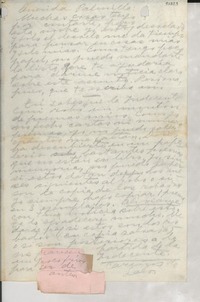 [Carta] [a] Palma Guillén